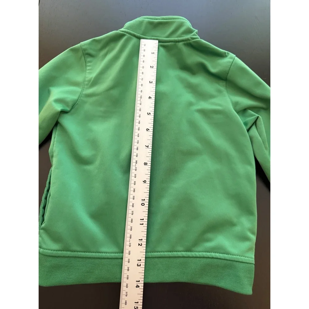 Puma Toddler 2-PC Track Suit Set Size 24 Months Green Zip-Up Jacket Sweatpant